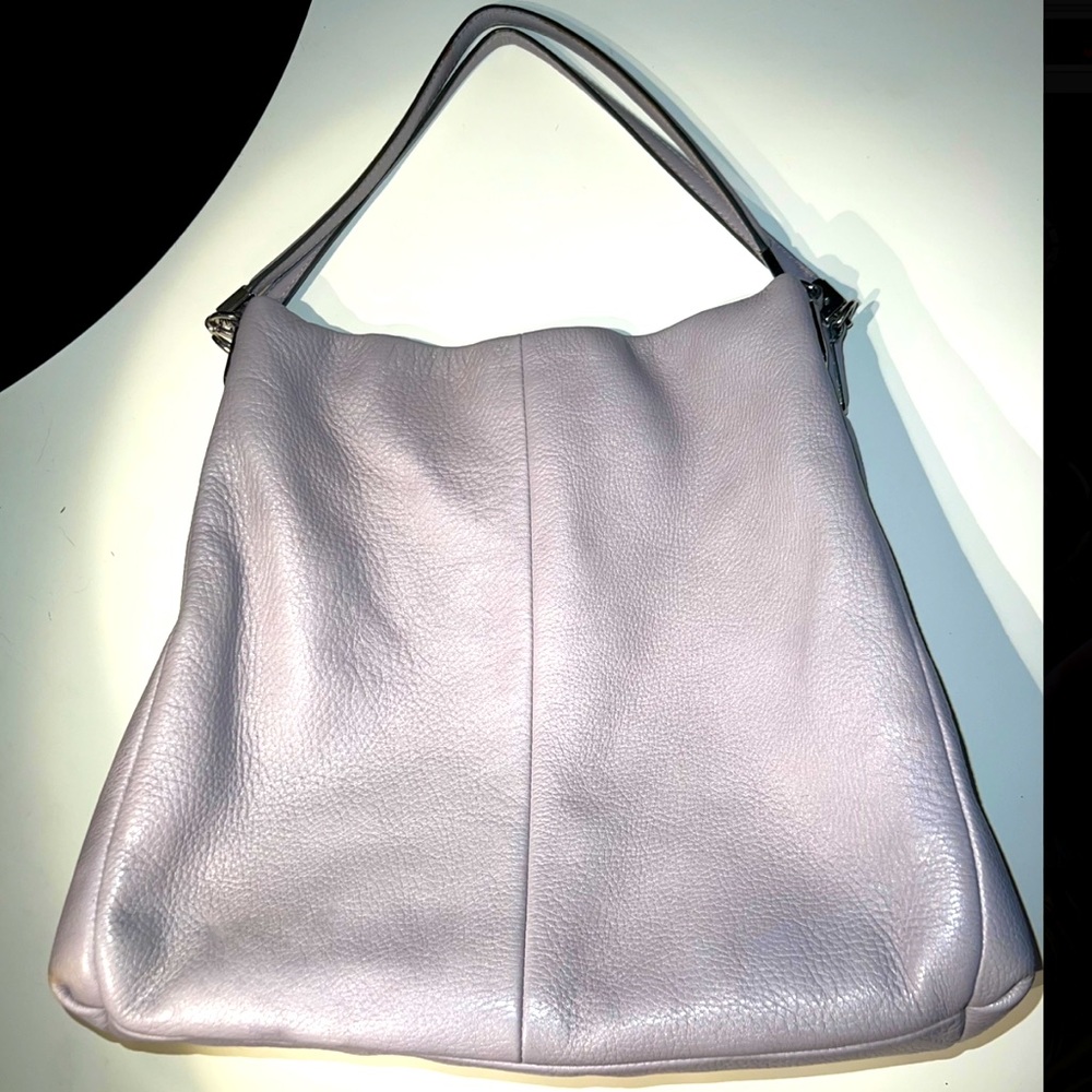COACH Gray Leather Hobo bag